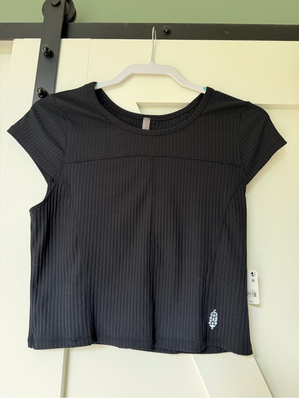Free people FP Movement Tempo Ribbed Baby Tee large NWT